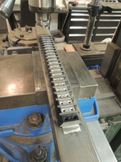 Milled down height of terminal strip to use as ground bus bar