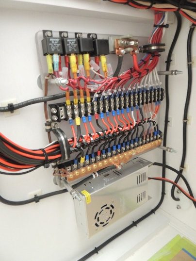 Finished all distribution panel wiring